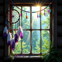 Dreamcatchers in the Window