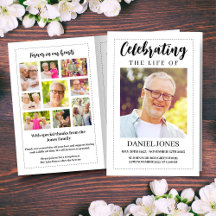 Classic Funeral Programs