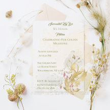 Blush pink and Golden botanical leaves 