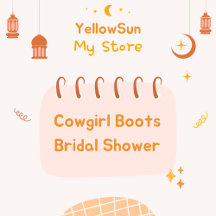 Cowgirl Boots Bridal Shower