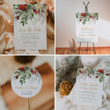 Rustic Christmas Wedding Collection   HOLLY