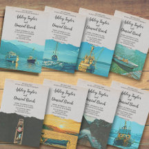 Vintage Navy Sailboat Beach Destination Collection
