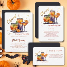 Halloween Cocktail Drinks Baby Shower