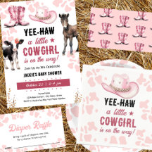 Pink Cowgirl Rodeo Baby Shower