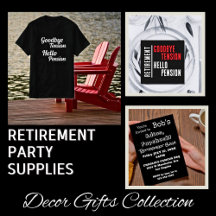 Retirement Novelty Gifts, Party Supplies