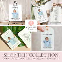 Minimalist Photo Celebration of Life