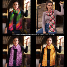 Fashion Art Chiffon Scarves
