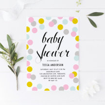 Colorful Confetti Dots Frame Collection