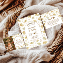 Boho Woodland Wild One Birthday