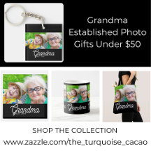 Grandma Established Photo Gifts Under $50