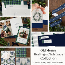 Old Money Heritage Christmas Cards & Decor
