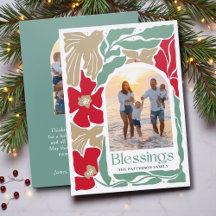 Letterpress Photo Christmas Cards