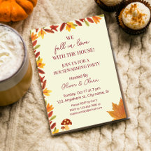 Fall Theme Housewarming Party Suite