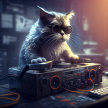 Cartes Postales Cat Funny