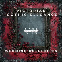 Victorian Gothic Elegance Complete Wedding Station