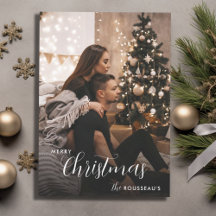 Couple Newlyweds Christmas Holiday Home