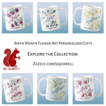 Birth Month Flowers Personalized Gifts