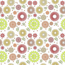 Colorful Fall Flowers in Warm Shades