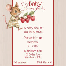 BABY BOY WOODLAND ANIMAL SHOWER COLLECTION