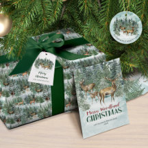 Woodland Christmas Deer 