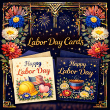 Labor Day Greeting Cards Collection