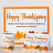 Thanksgiving Autumn Leaf Photo Cards and Gifts