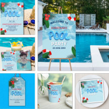 Pool Party fun Summer Birthday