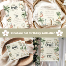 Dinosaur 1st Birthday Party