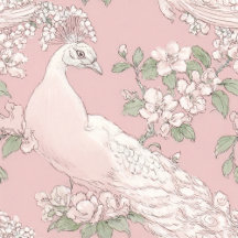 Graceful Peacock ornament