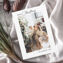 Christmas Card Retro Script