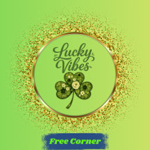 St. Patrick's Day | Modern Lucky Shamrock 