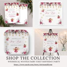 Whimsical Winter Fairy First Birthday Party