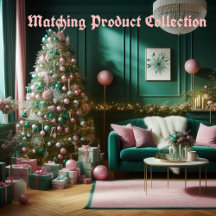 Retro Pink Christmas Holidays Celebration