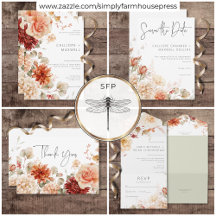 Spicy Fall Rust & Blush Boho Floral Wedding
