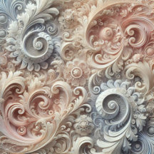 Elegant Lace Pattern Gradient Pastel 