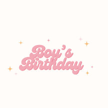 Boy's Birthday