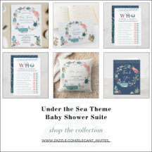 Under the Sea Theme Baby Shower Suite