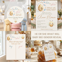He or She What Will Baby Bee Gender Reveal Party