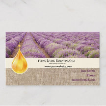 Essential Oil Business Cards and Promotional