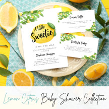 Lemon Citrus Baby Shower
