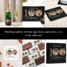 100th Birthday Elegant Gold Script Party Theme