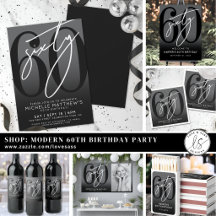 Simple Sixty Elegant 60th Birthday Party