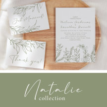 Natalie • Elegant Boho Sage Wedding Suite