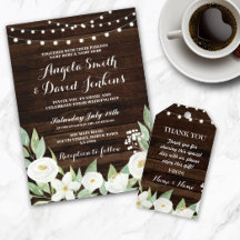 White Flowers Wood Collection