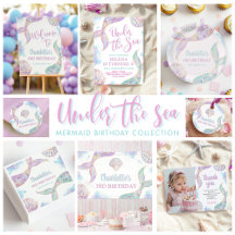 Under The Sea Mermaid Birthday Collection