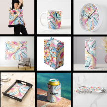 Colors Abstract Swirls Home Accents Collection