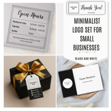 Minimalist Logo Set for Small Businesses 