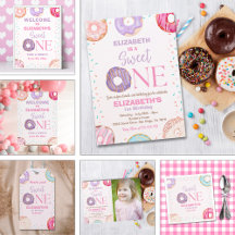 Donut Sweet One Birthday Party Donuts
