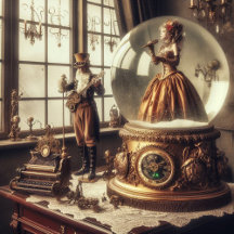 Music Snow Globe Performers