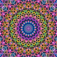 Psychedelic Kaleidoscope Home Decor